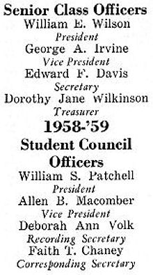 Senior class officers