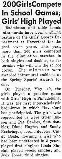 200 girls in school games article